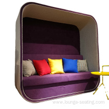 Leisure Fabric Office Sofa For open Working Space
